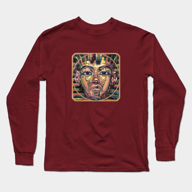 King Tut Long Sleeve T-Shirt by marengo